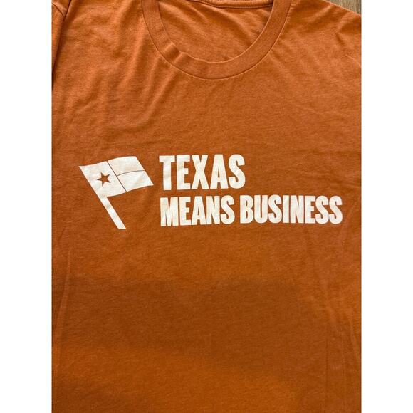 UNIVERSITY of TEXAS UT Longhorns McCombs School of Business Tee T-Shirt S - Picture 2 of 6